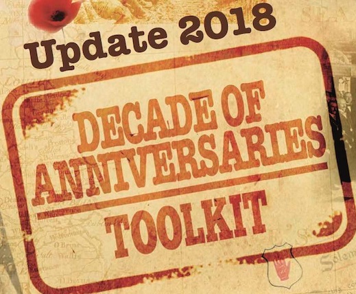 Decade of Anniversaries Toolkit - 2018 Update